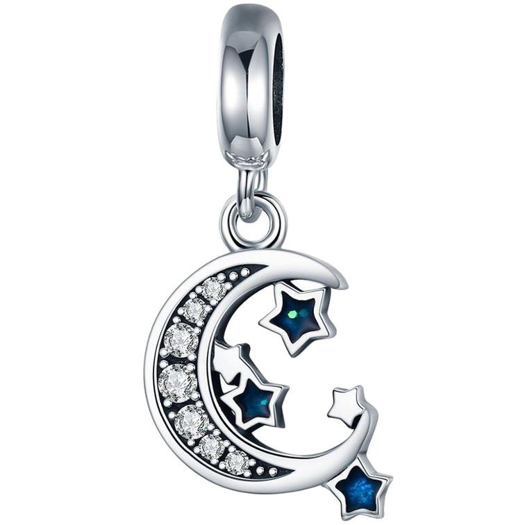 CHARMS KSIĘŻYC srebro pr 925 koralik zawieszka