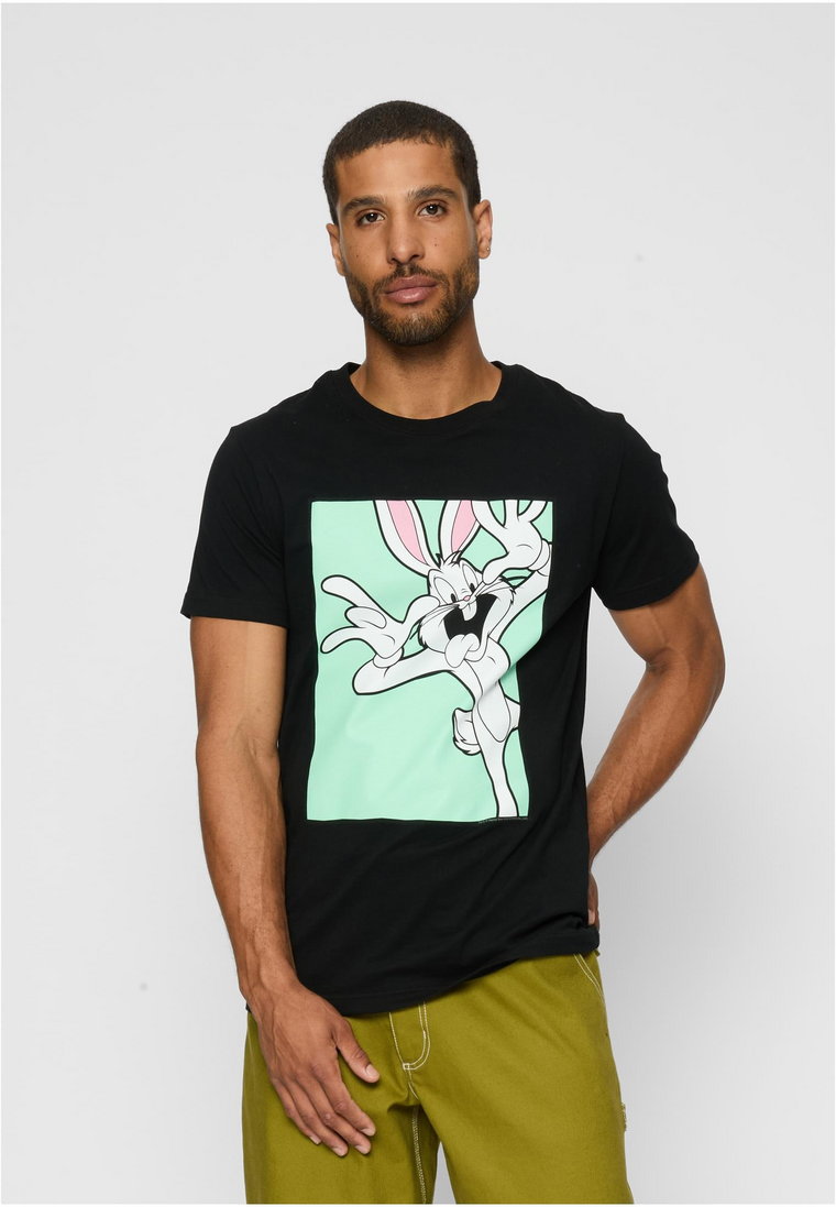 Koszulka Z Krótkim Rękawem Męska Czarna Merchcode MC568 Bugs Bunny Looney Tunes