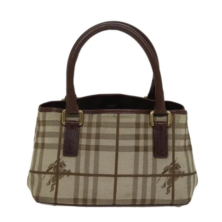 Pre-owned Canvas handbags Burberry Vintage