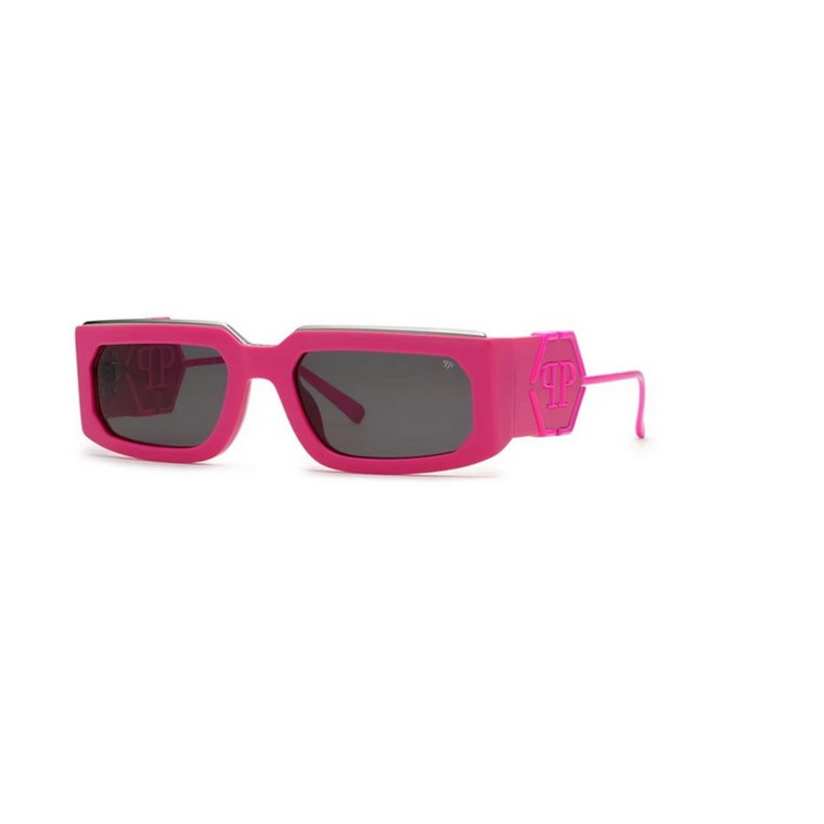 Shiny Full Fuxia Smoke Okulary przeciwsłoneczne Philipp Plein