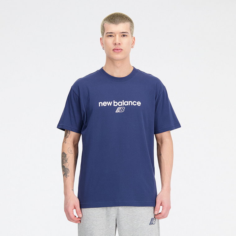 Koszulka męska New Balance MT33529NNY  niebieska