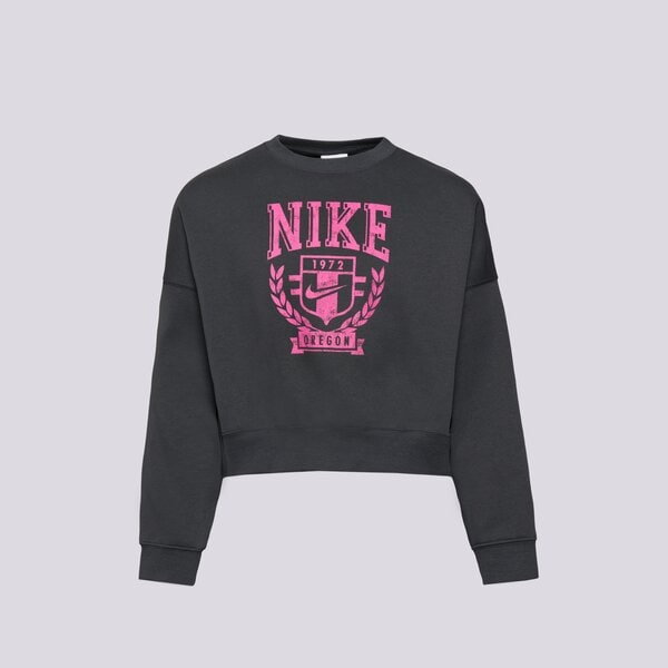 NIKE BLUZA G NSW TREND FLC CREW PRNT GIRL