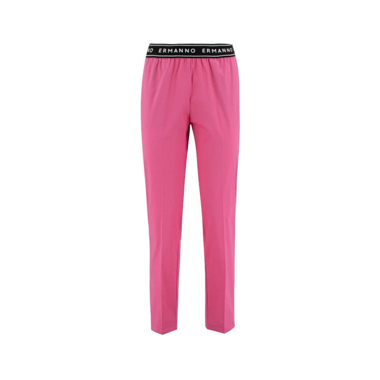 Women Clothing Trousers Pink Car Caf Czarny Ss23 Ermanno Scervino