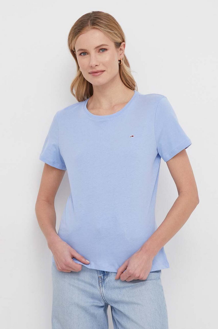 Tommy Jeans t-shirt bawełniany 2-pack damski