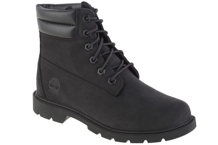 Timberland Linden Woods WP 6 Inch 0A156S, Damskie, Czarne, trapery, nubuk, rozmiar: 37