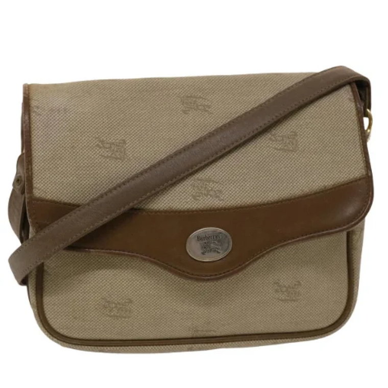 Pre-owned Canvas shoulder-bags Burberry Vintage