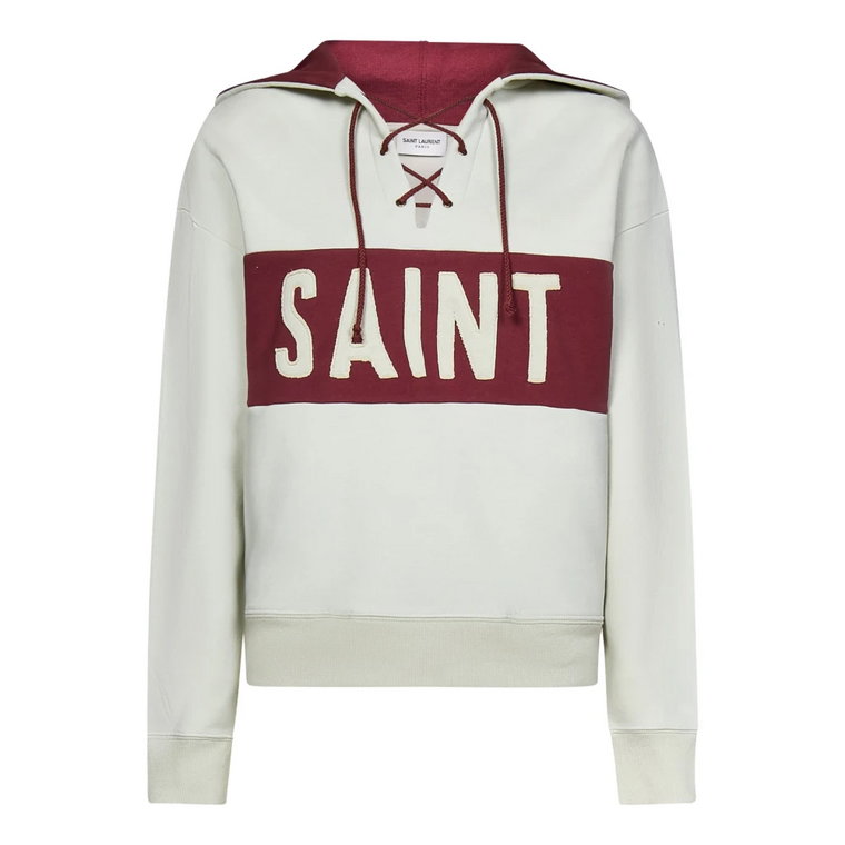 Wygodny sweter z dekoltem w serek dla kobiet Saint Laurent