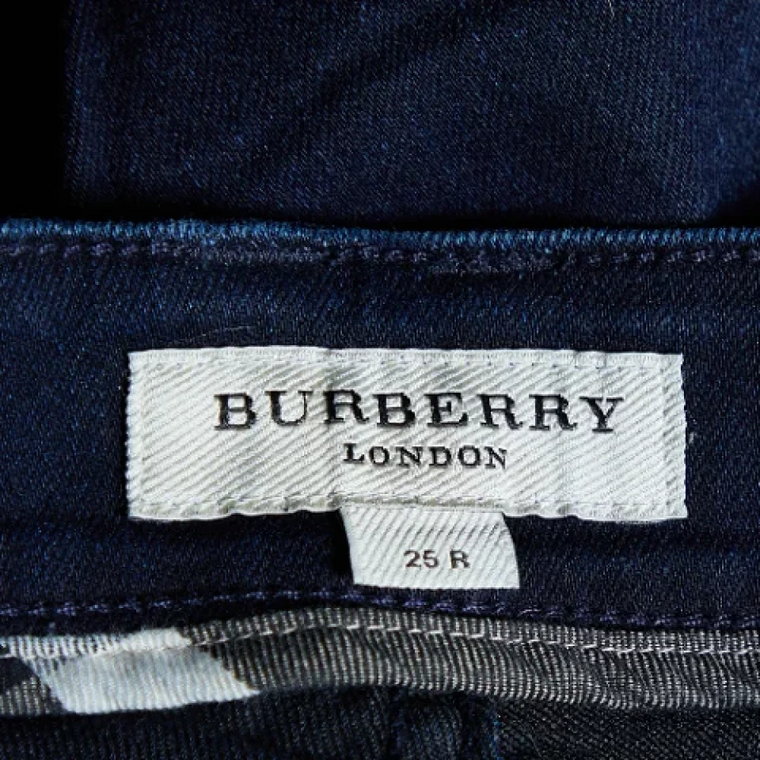 Pre-owned Denim jeans Burberry Vintage