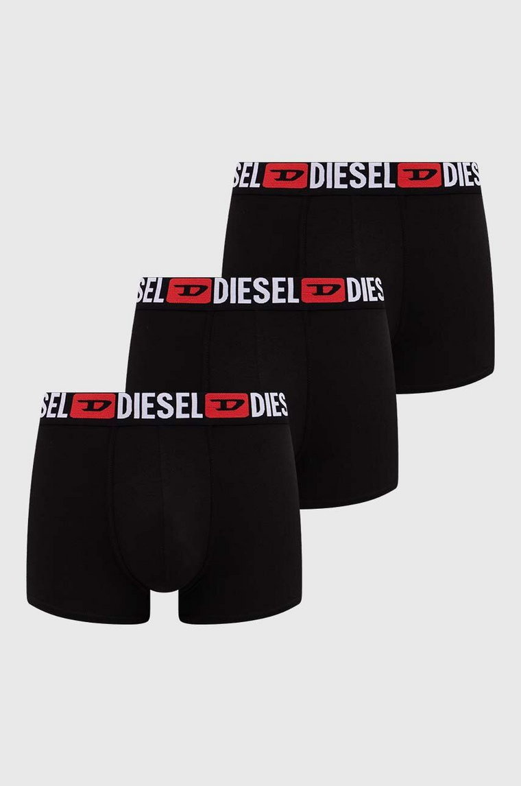 Diesel bokserki 3-pack męskie kolor czarny