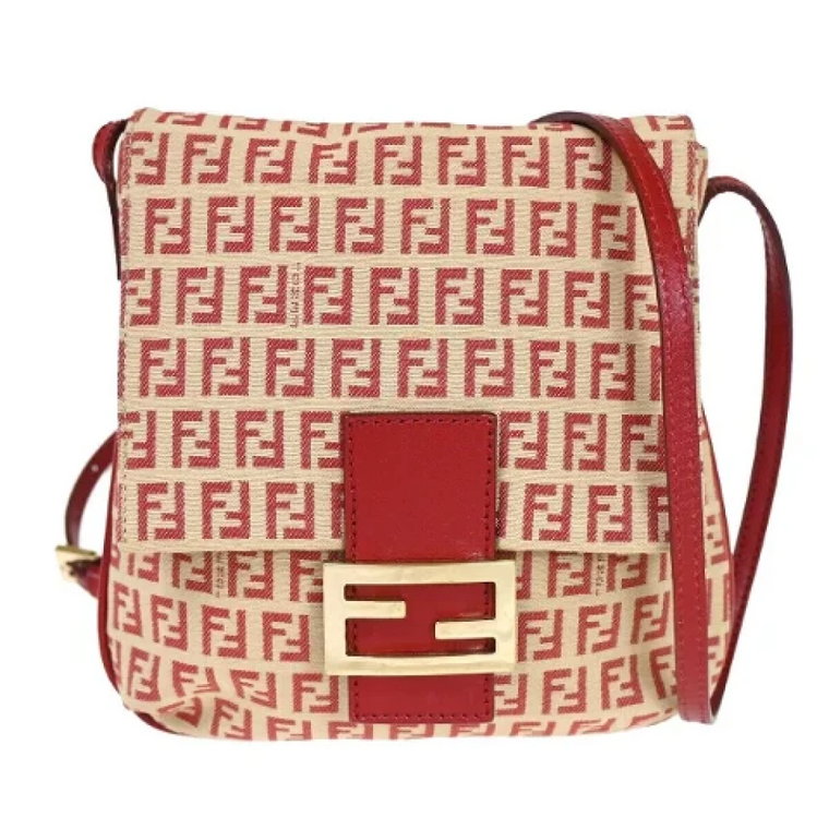 Pre-owned Canvas shoulder-bags Fendi Vintage