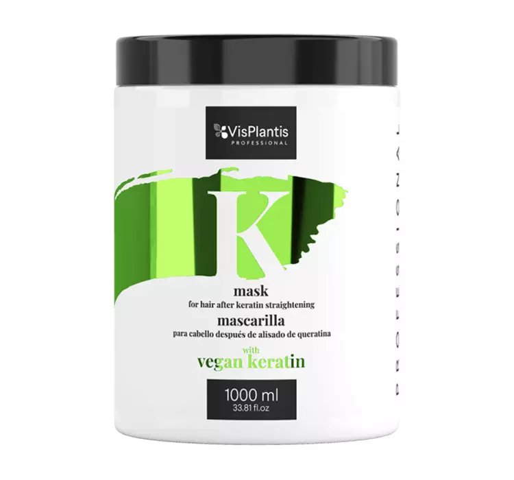 VIS PLANTIS PROFESSIONAL MASKA DO WŁOSÓW PO KERATYNOWYM PROSTOWANIU 1000ML