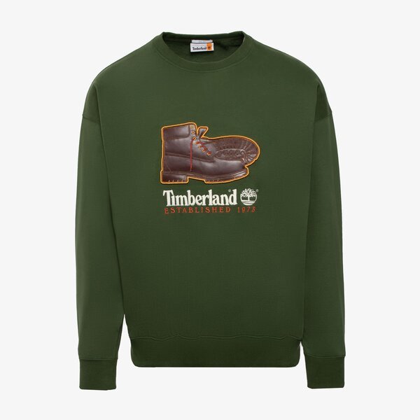 TIMBERLAND BLUZA NEW BOX FIT BADGE CREW NECK