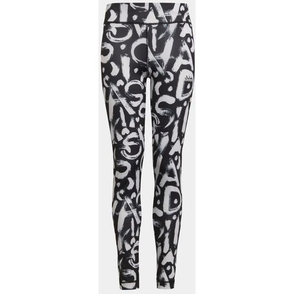 Legginsy juniorskie Equip Aeroready Printed Tights Adidas