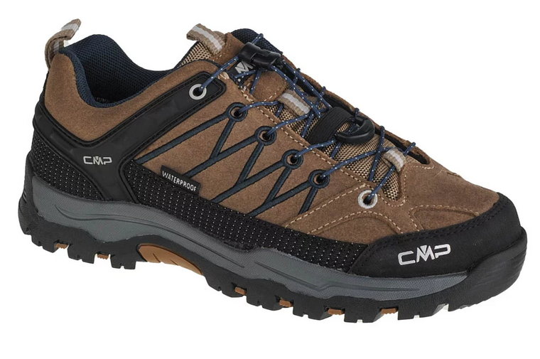 CMP Rigel Low 3Q13244-P773, Dla chłopca, Brązowe, buty trekkingowe, skóra zamszowa, rozmiar: 29