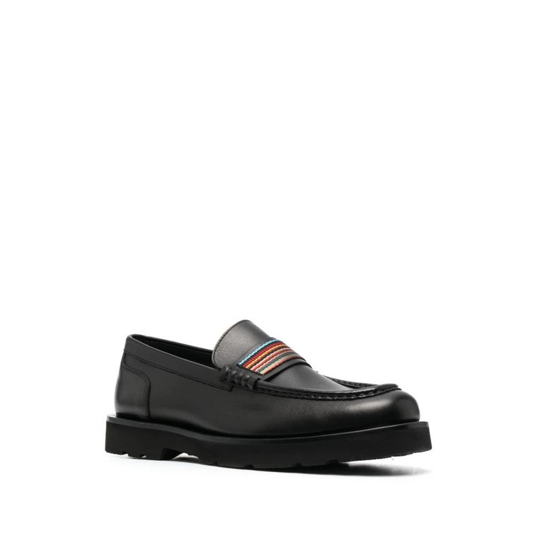 Artist Stripe Nero Loafers Paul Smith