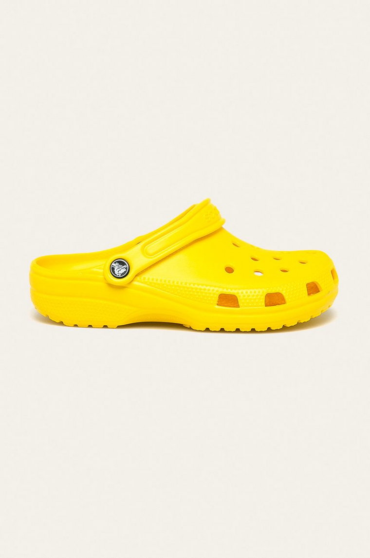 Crocs klapki Classic kolor żółty 207431