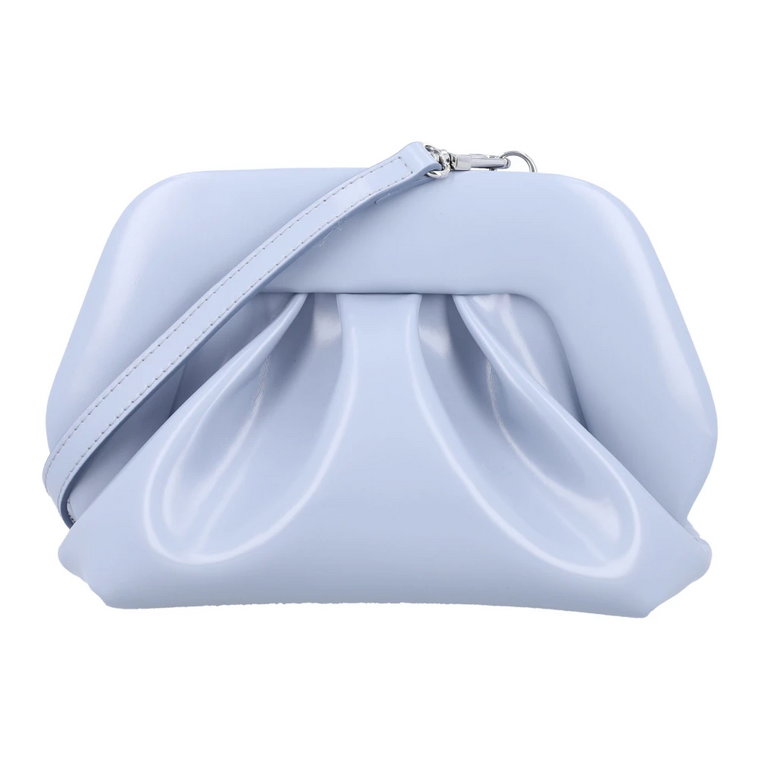 Elegancka Dusty Blue Vegan Fabric Clutch THEMOIRè