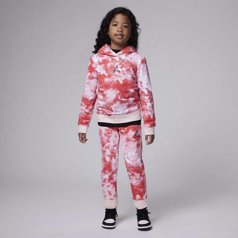 Zestaw bluza z kapturem i spodnie dla małych dzieci Jordan - Różowy