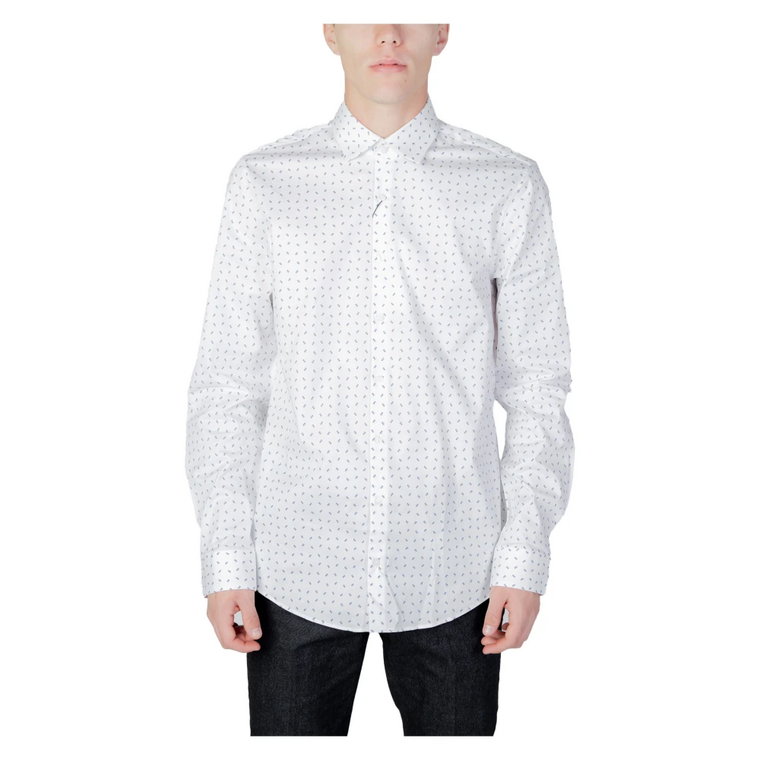 Męska Koszula z Długim Rękawem Twill Calvin Klein