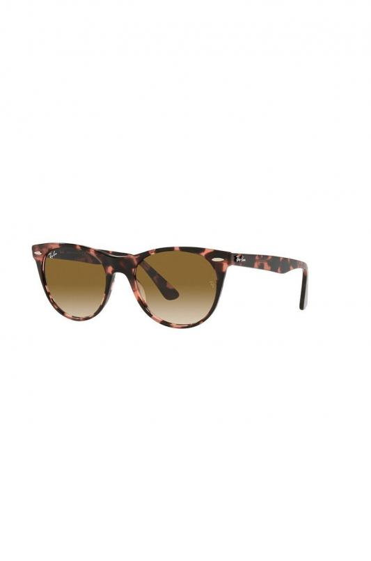 Ray-Ban okulary przeciwsłoneczne WAYFARER II damskie kolor brązowy 0RB2185