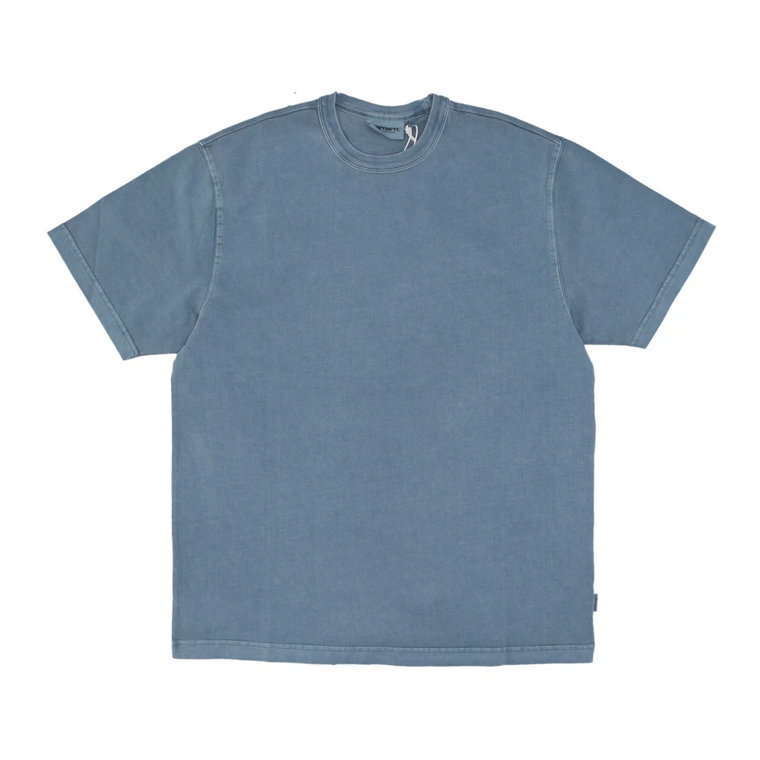 Niebieska Garment Dye Streetwear Tee Carhartt Wip