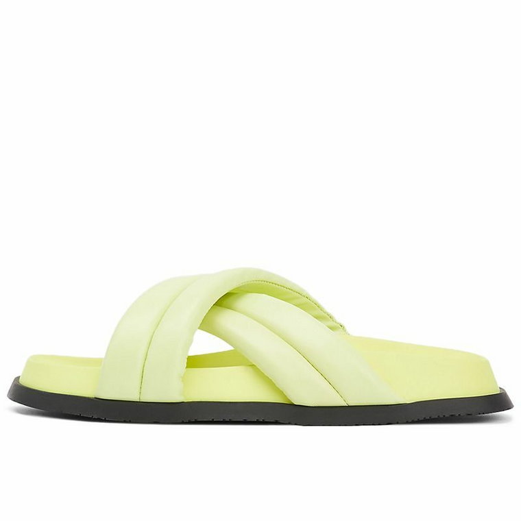 Klapki Tommy Jeans Padded Toe Sandals EN0EN02175-MSA - zielone