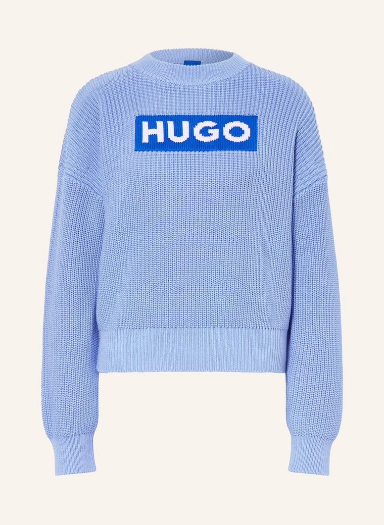 Hugo Blue Sweter Sloger blau