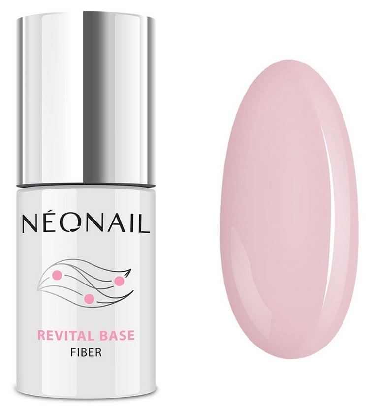 Neonail - Baza hybrydowa Revital Base Fiber Creamy Splash 7,2ml