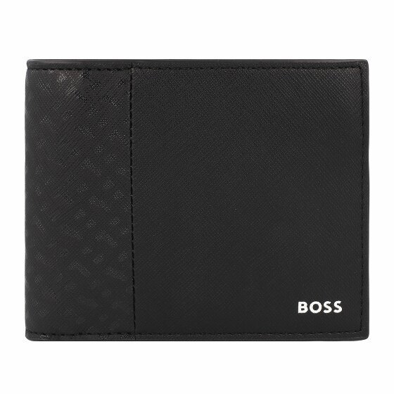 Boss Zair Portfel Skórzany 11 cm black