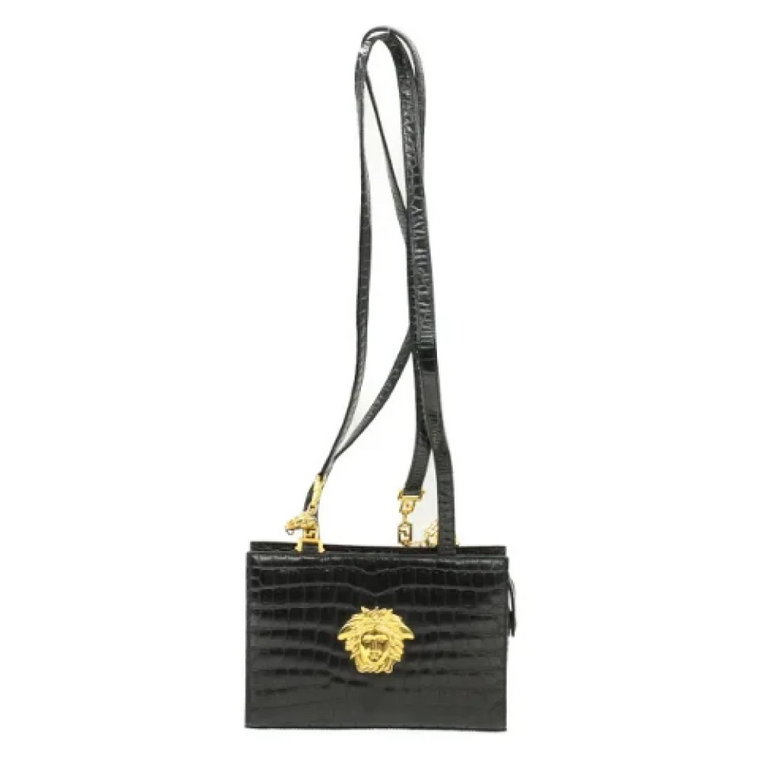 Pre-owned Leather crossbody-bags Versace Pre-owned