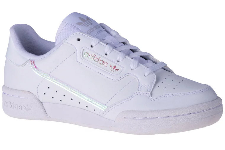 adidas Continental 80 J FU6669, Dla dziewczynki, Białe, buty sneakers, skóra powlekana, rozmiar: 36 2/3