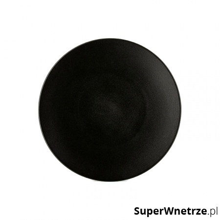 EQUINOXE talerz płaski 28 cm czarny kod: RV-649499-6
