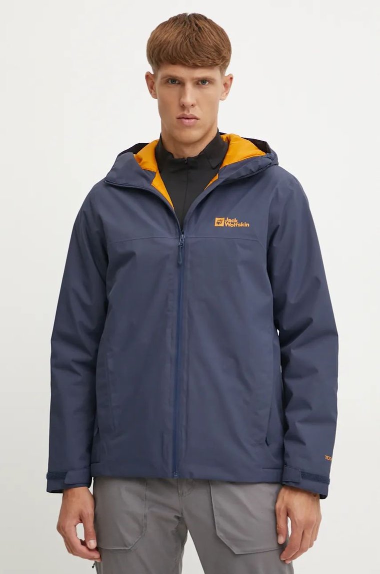 Jack Wolfskin kurtka sportowa Wisper kolor granatowy A61870