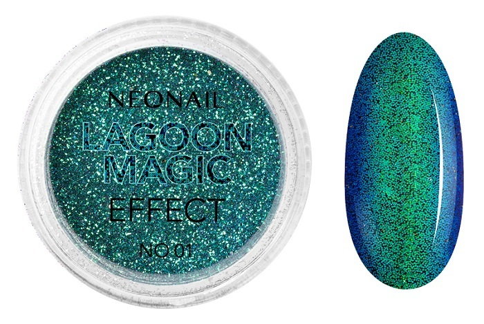 Neonail - Pyłek do paznokci Lagoon Magic Effect 01 2g