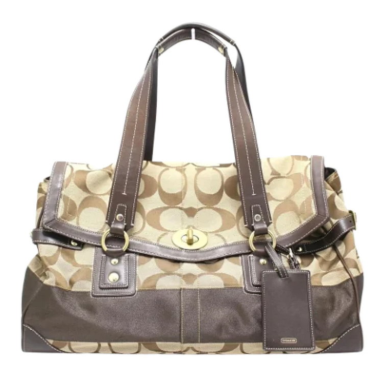 Pre-owned Cotton handbags Coach Pre-owned