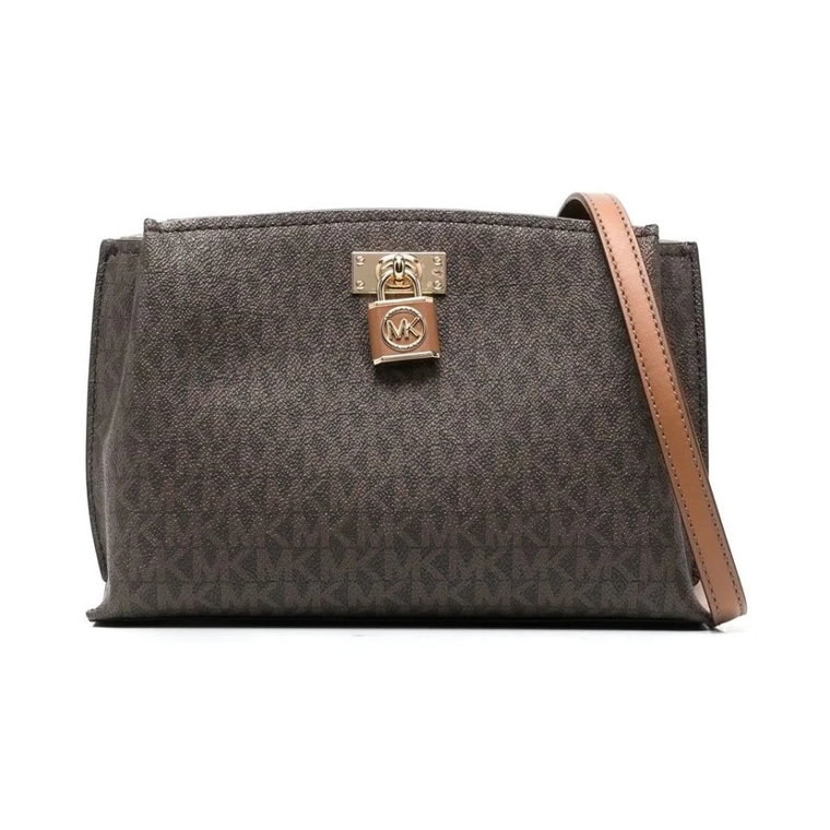 Brązowa Casual Cross Body Torba Michael Kors