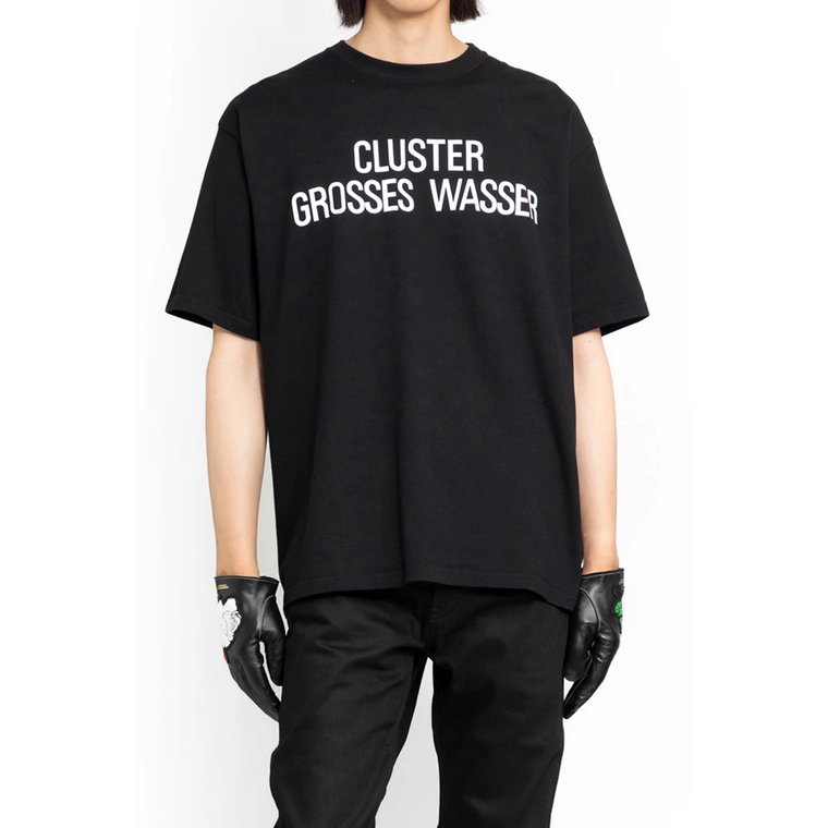 Czarna koszulka z nadrukiem Cluster Grosses Wasser Undercover