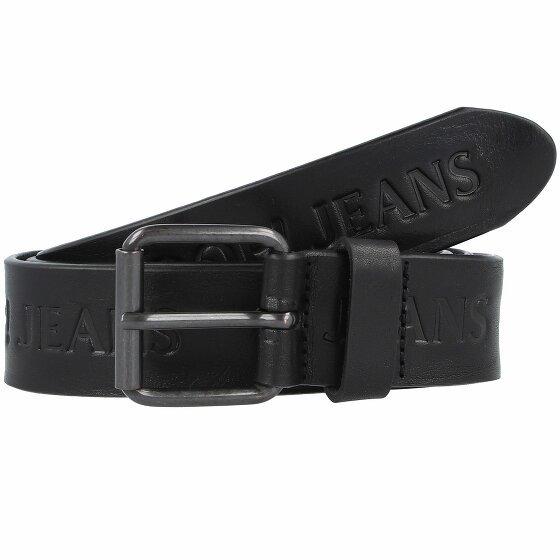 Joop! Jeans Pasek skórzany black 100 cm