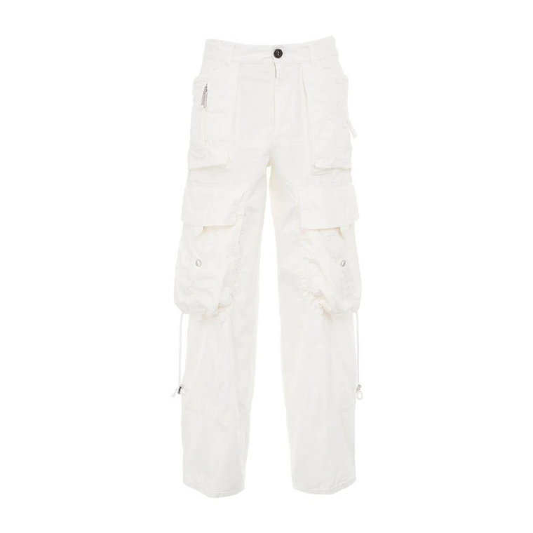 Białe Spodnie Tapered Ss23 Dsquared2