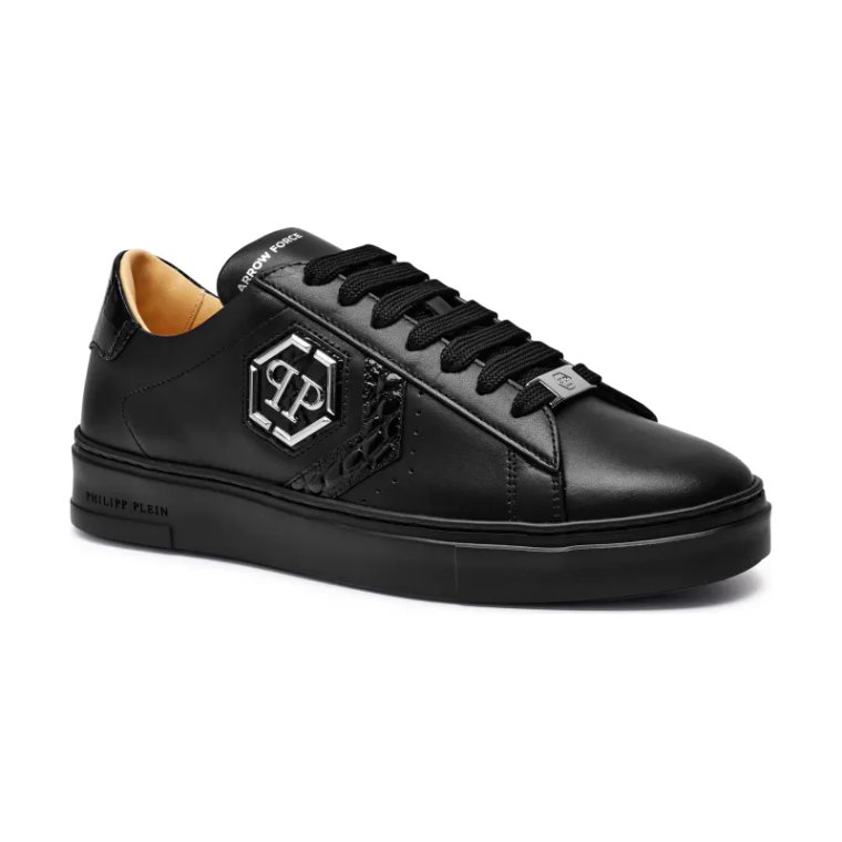 Philipp Plein Skórzane sneakersy Lo-Top