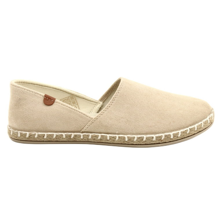 Beżowe Espadryle Damskie News 20TX022416 beżowy