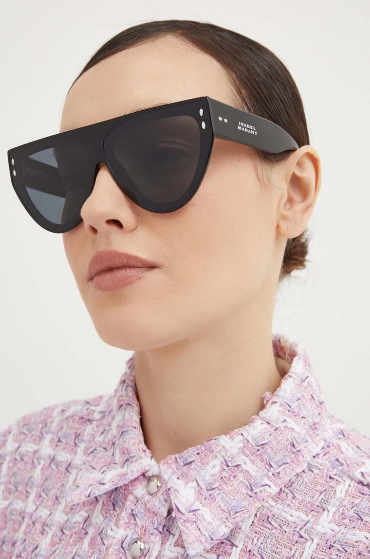 Isabel Marant okulary przeciwsłoneczne damskie kolor czarny IM 0171 G S
