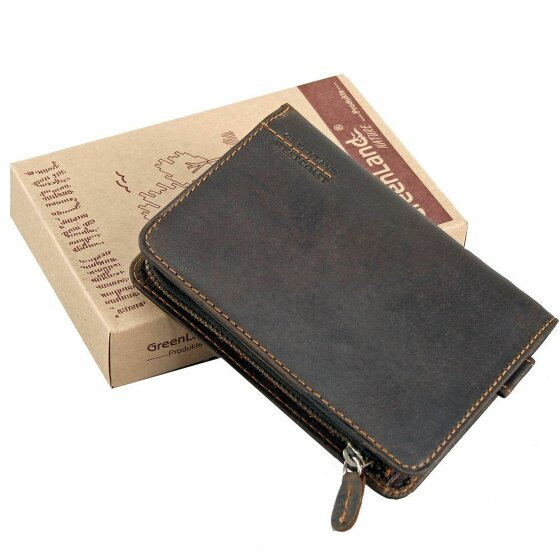 Greenland Nature Westcoast Wallet Leather 10 cm sattelbraun