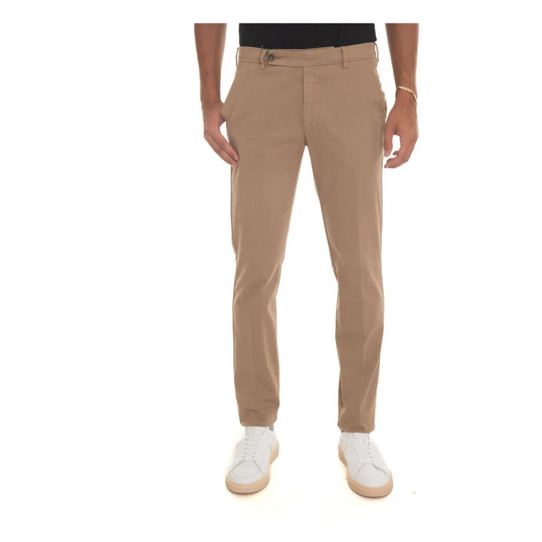 Chino Slim Fit z Rozcięciem na Mierzenie Berwich