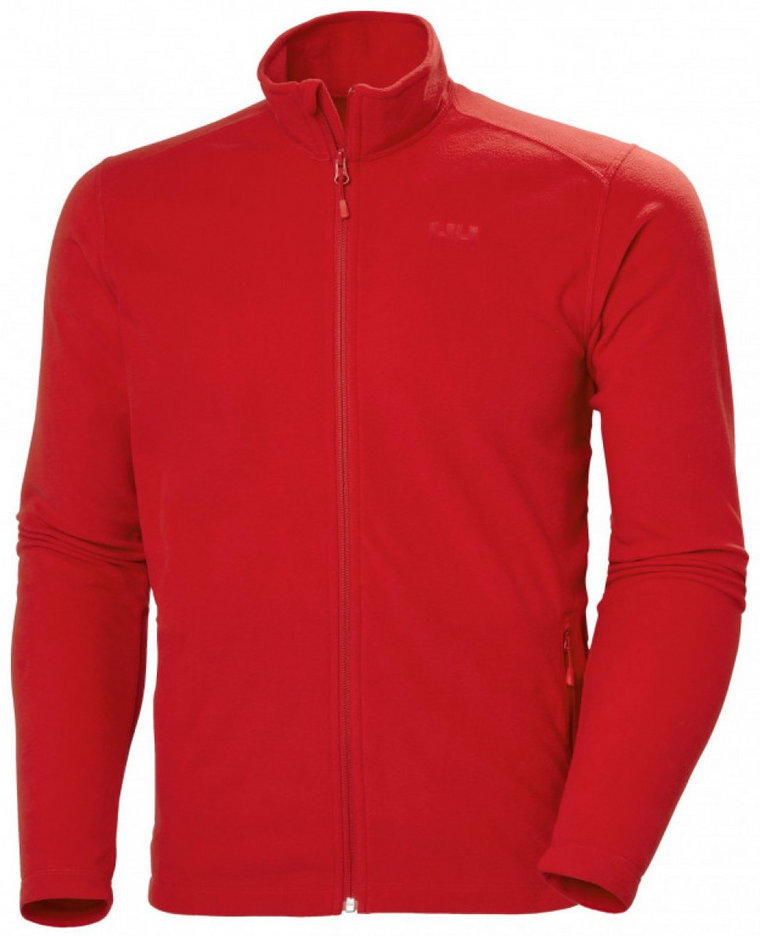 Męski polar rozpinany bez kaptura Helly Hansen Daybreaker Fleece Jacket - czerwony