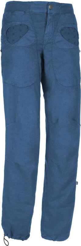 E9 Onda Flax Trousers Women, niebieski XL 2022 Spodnie wspinaczkowe