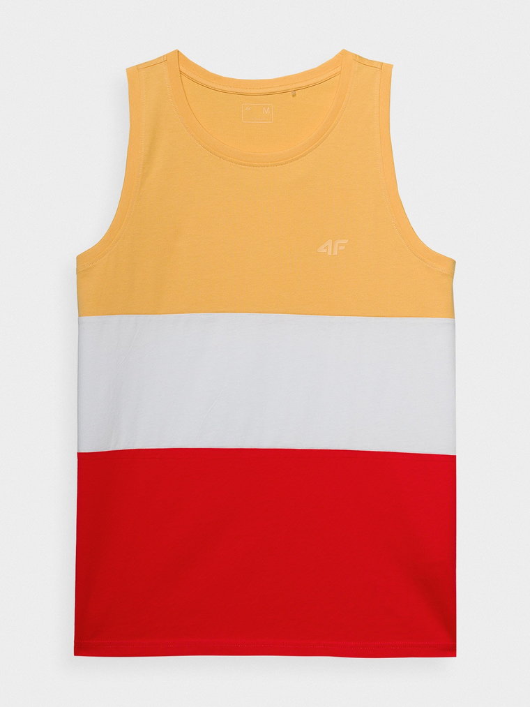 Tank top regular gładki męski