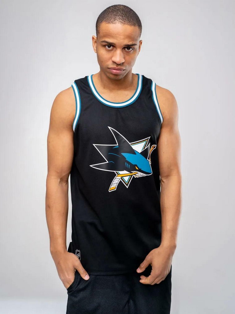 Tank Top 47 Brand San Jose Sharks Grafton Czarna