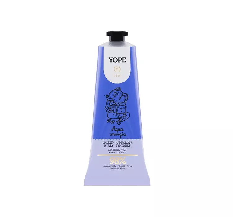 YOPE SOUL AQUA ENERGIA NATURALNY KREM DO RĄK DRZEWO KAMFOROWE I BIAŁY TYMIANEK 50ML