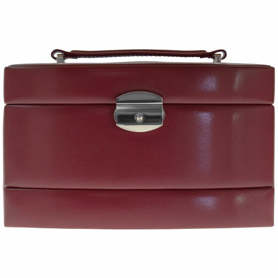 Windrose Merino Jewellery Case 23 cm rot